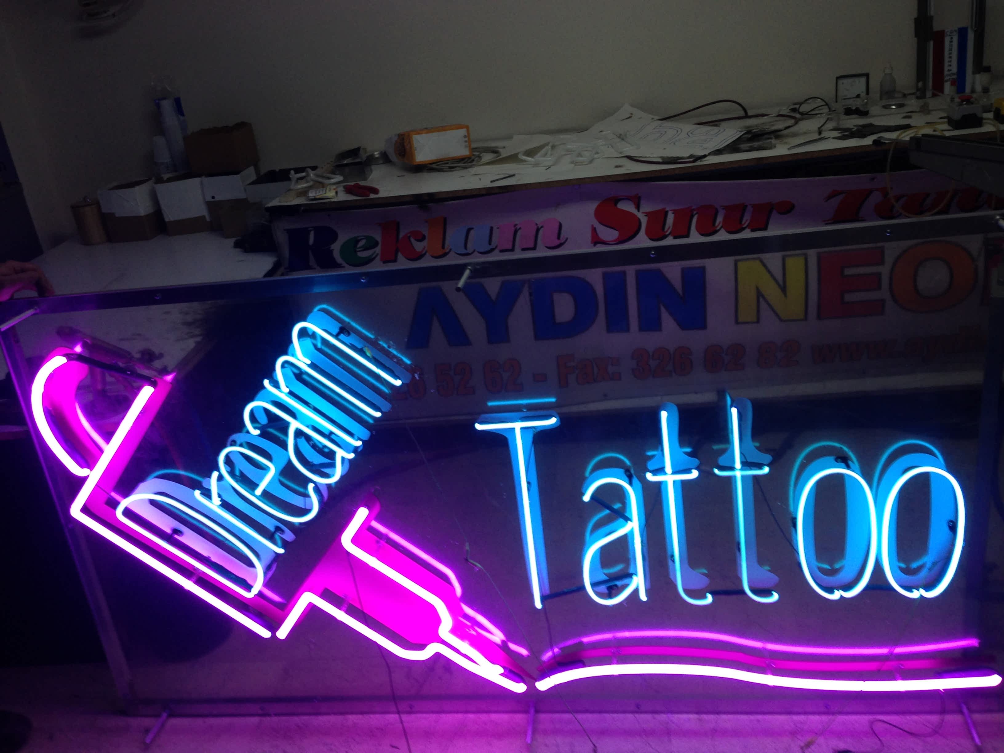 Tattoo Neon Tabela